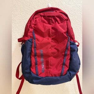 Patagonia Red and Blue Backpack